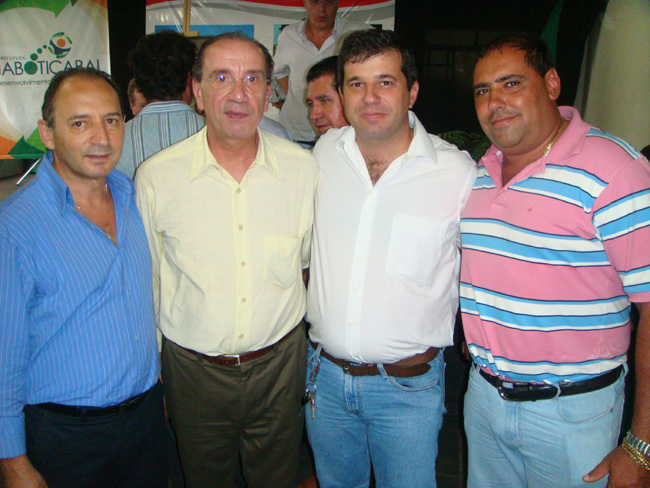 Deputado Geraldo Vinholi, Aloysio Nunes, Alexandre Machado e Amarildo Abreu